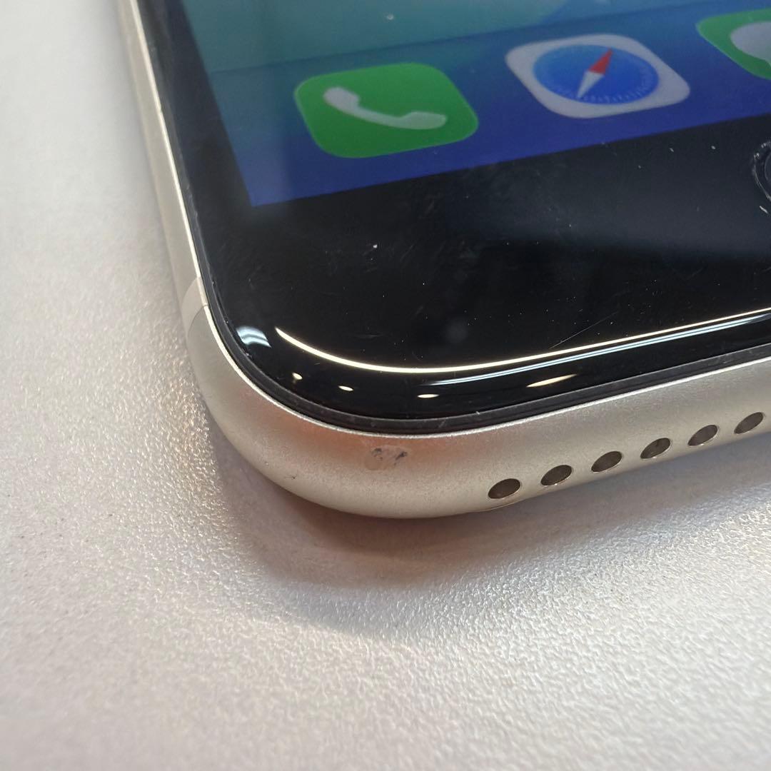 訳あり iPhone SE3 128GB スターライト 90% スピーカーNG