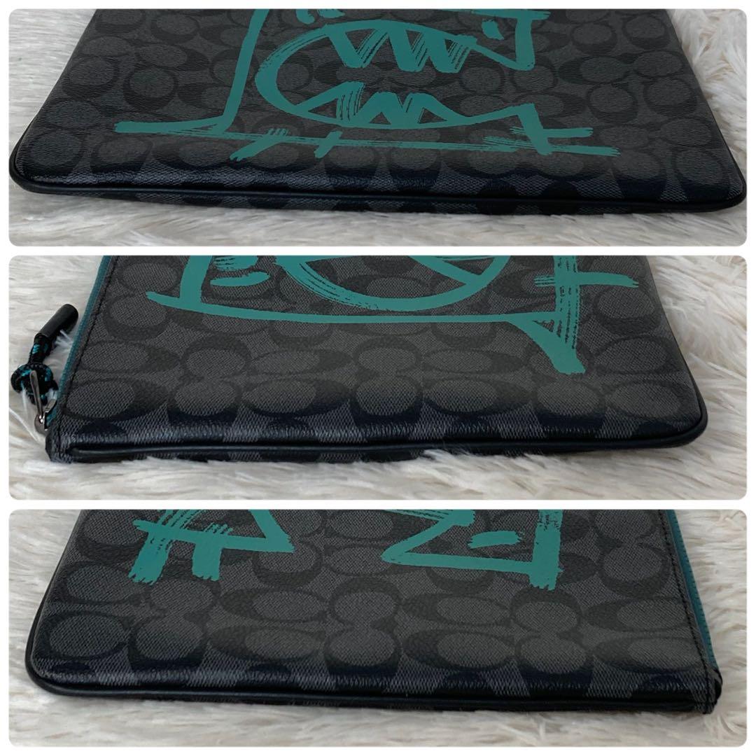 【極美品】COACH コーチ GUANG YOU コラボ　クラッチバッグ