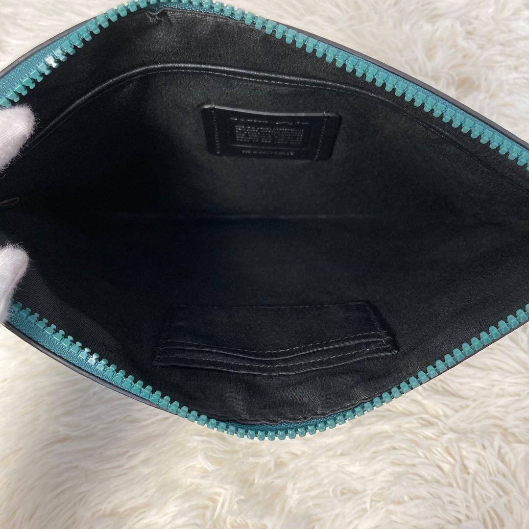 【極美品】COACH コーチ GUANG YOU コラボ　クラッチバッグ