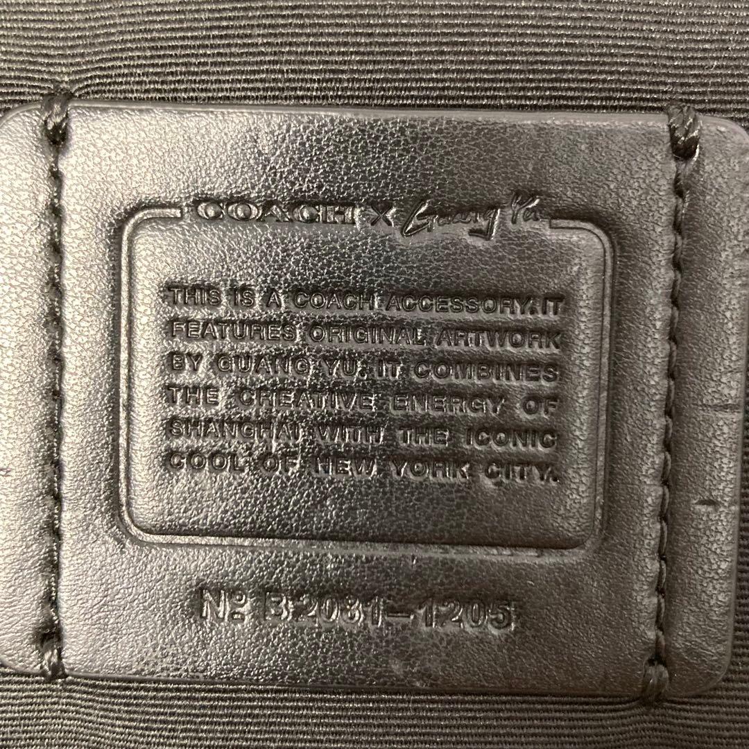 【極美品】COACH コーチ GUANG YOU コラボ　クラッチバッグ