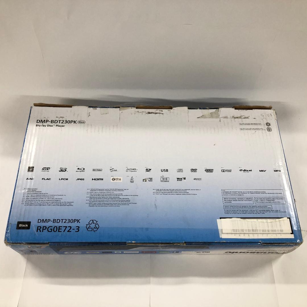 【 Panasonic 】 Blu-ray3D　DMP-BDT230PK
