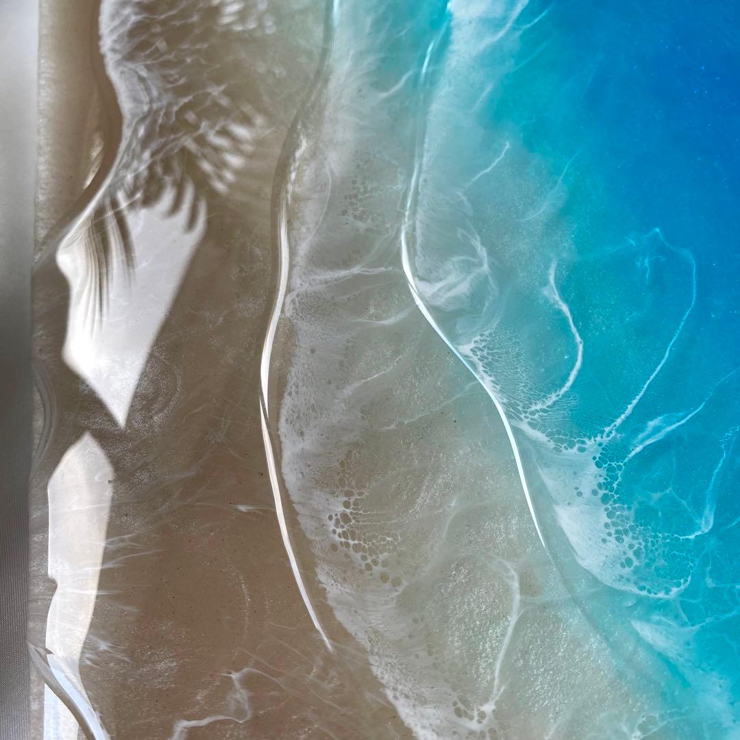 レジンアート　海アート　オーシャンアート　インテリアパネル