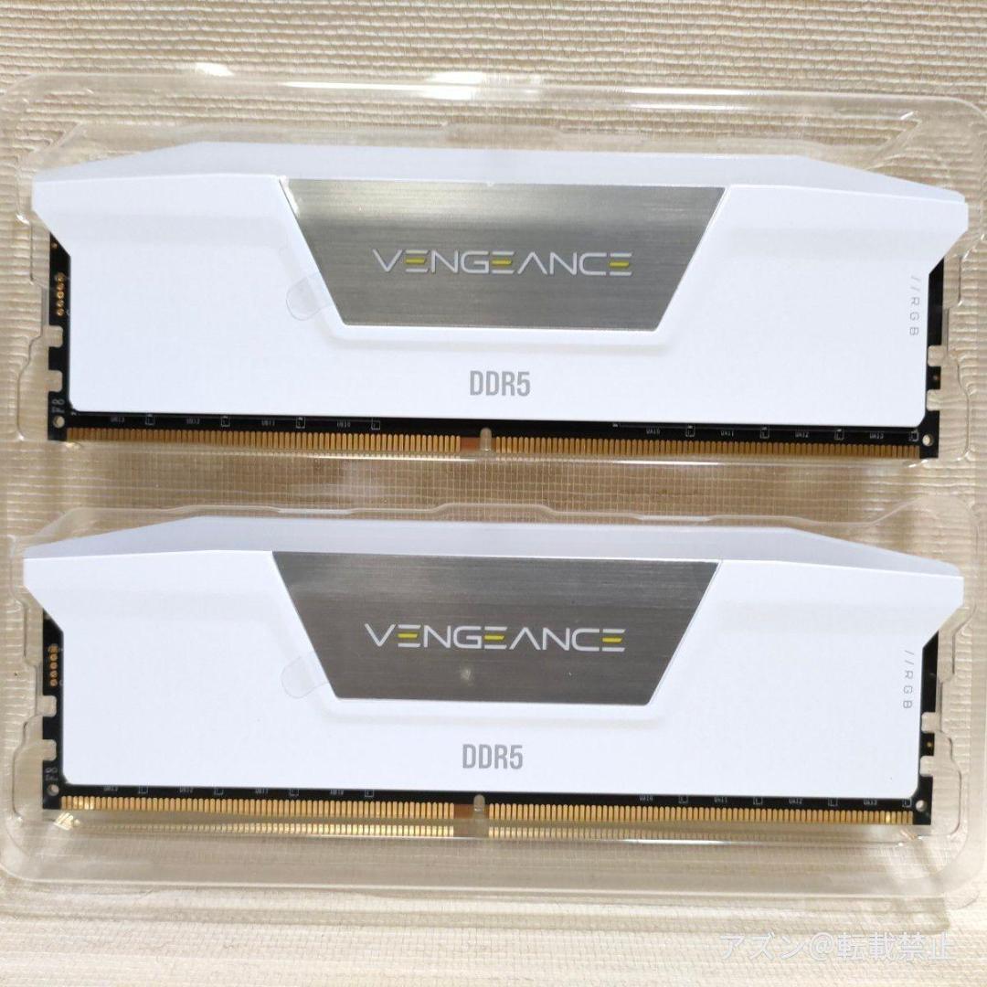 CORSAIR DDR5-6000MHz 64GB ホワイト [32GB×2枚
