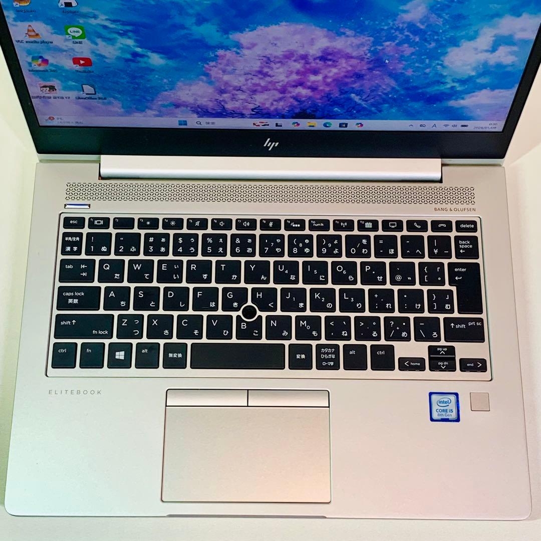 軽量✨Core i5✨8世代✨EliteBook✨NVMe✨薄型ノートパソコン