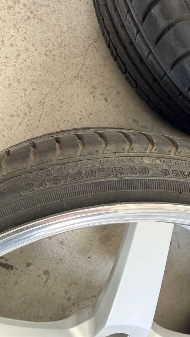 WORKグノーシス GR203 20インチ　深リム4本セット10.5/12.5j