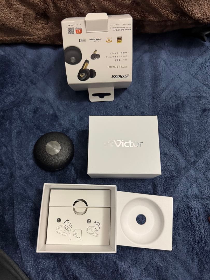 枯*星様 Victor WOOD master ワイヤレスイヤホン　付属品完備！