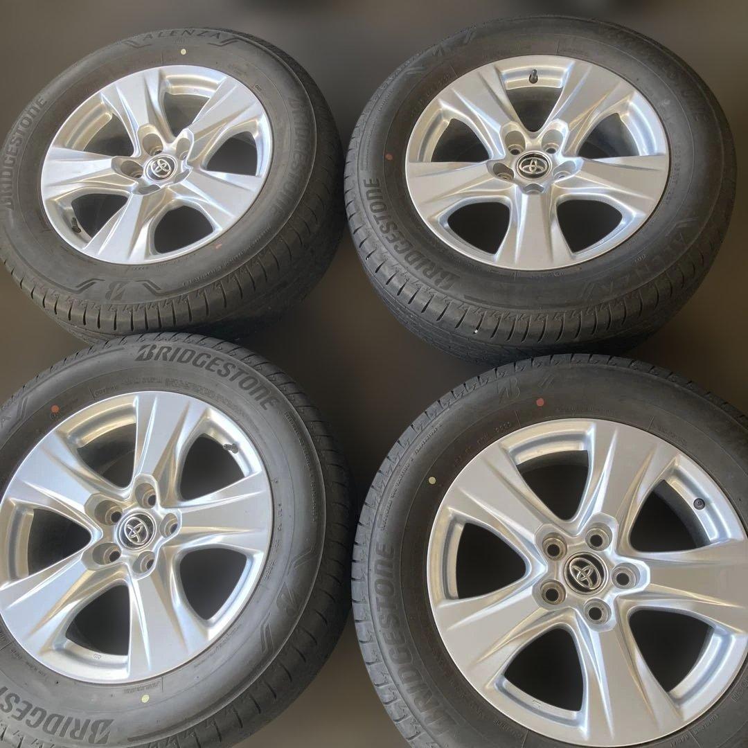 ハリアー80系純正17インチアルミホイール、タイヤセット