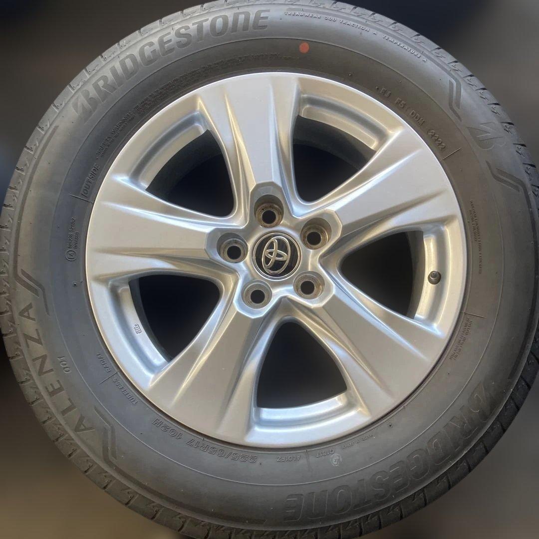 ハリアー80系純正17インチアルミホイール、タイヤセット