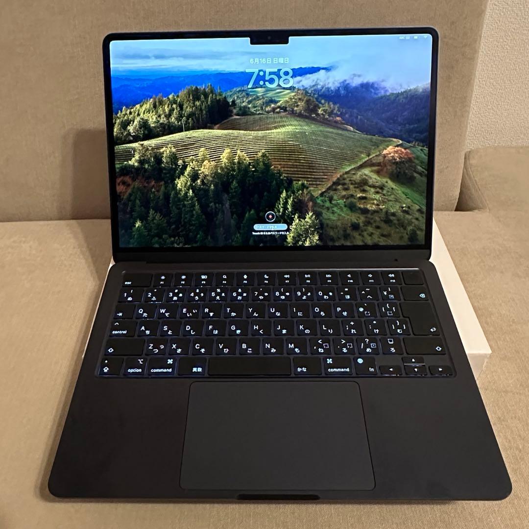 MacBook Air m2 ミッドナイト 256GB 空箱付き