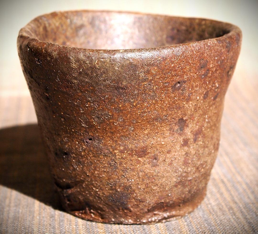 人気作家★森岡成好★南蛮【窯変】酒器（ぐいのみ）