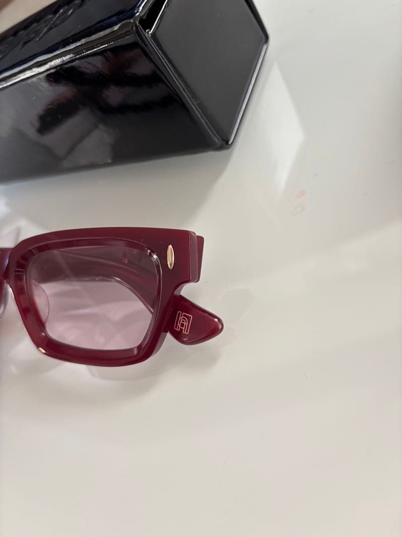 値下　新品未使用　heyep バーガンディ サングラス Sabae Japan