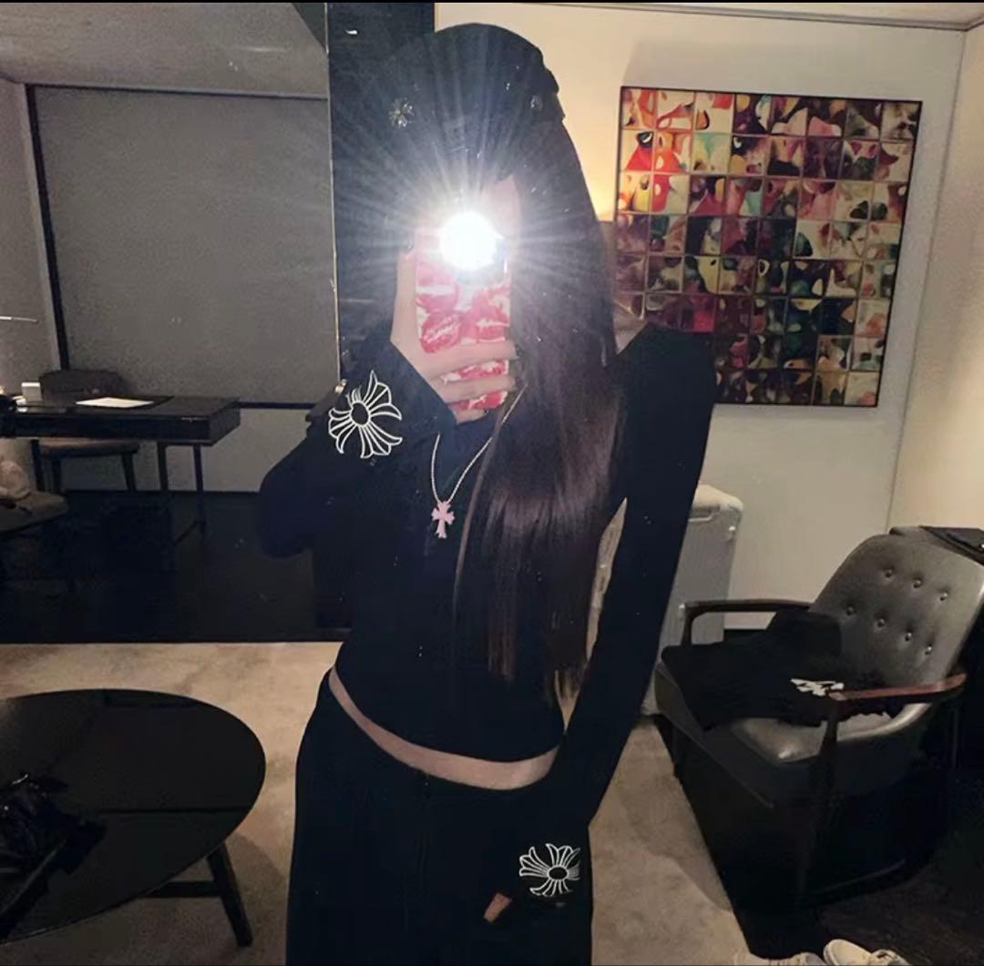 クロムハーツ ロングスリーブTシャツブラックMサイズ