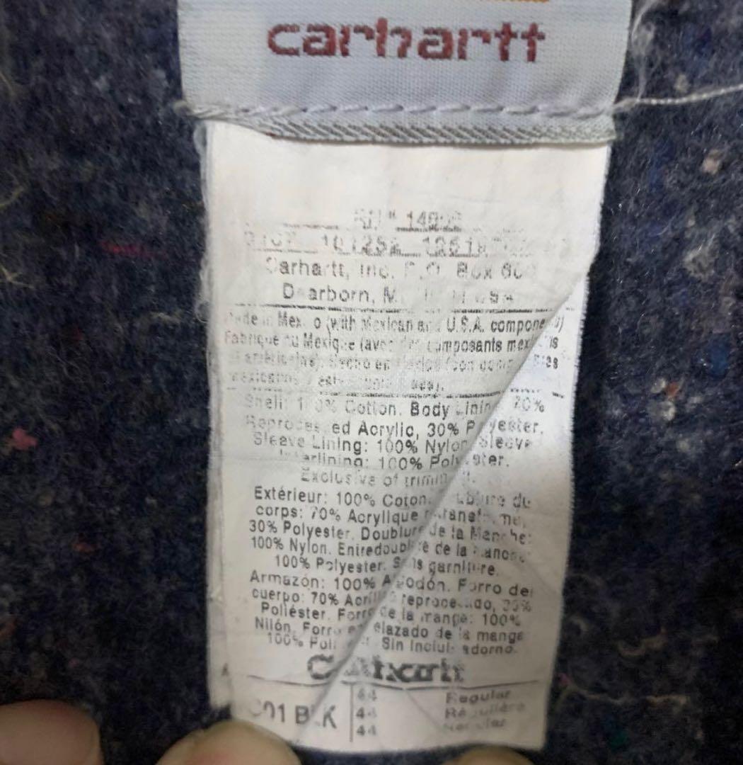 Carhartt カーハート USA製 ミシガンチョアコート フェード ブラック