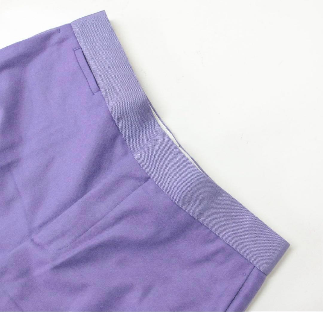 ドゥロワー Drawer 22AW 36 ウール フラノ ベーシックパンツ