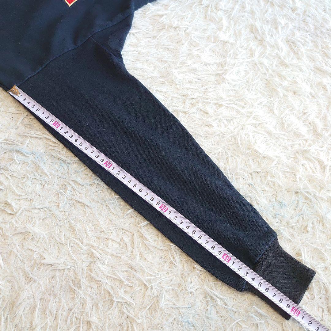 カンタベリー オールブラックス ロゴ刺繍 ラガーシャツ