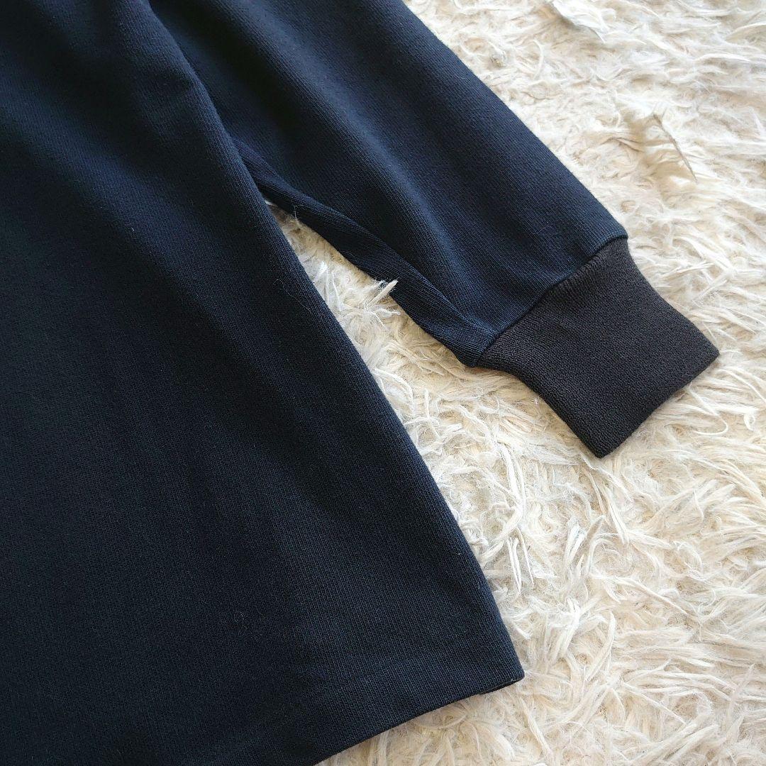 カンタベリー オールブラックス ロゴ刺繍 ラガーシャツ