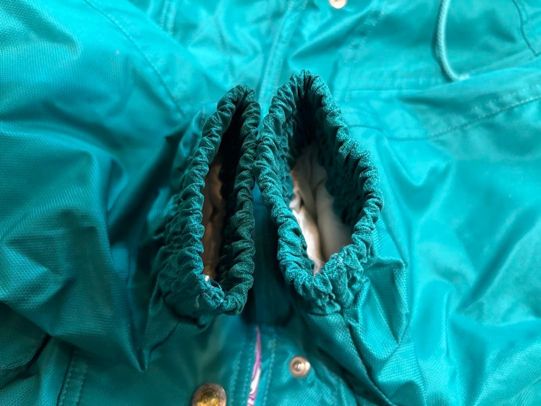 スキーウェアレディース　ターコイズ ジャケット 11号　靴下x2 他6点セット