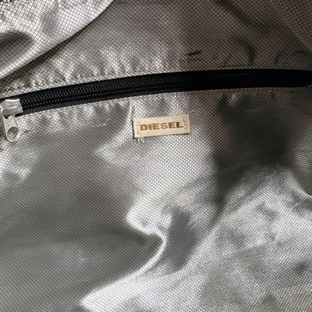 レア✨ DIESEL ボストンバッグ 牛革 ラメ 黒 y2k archive