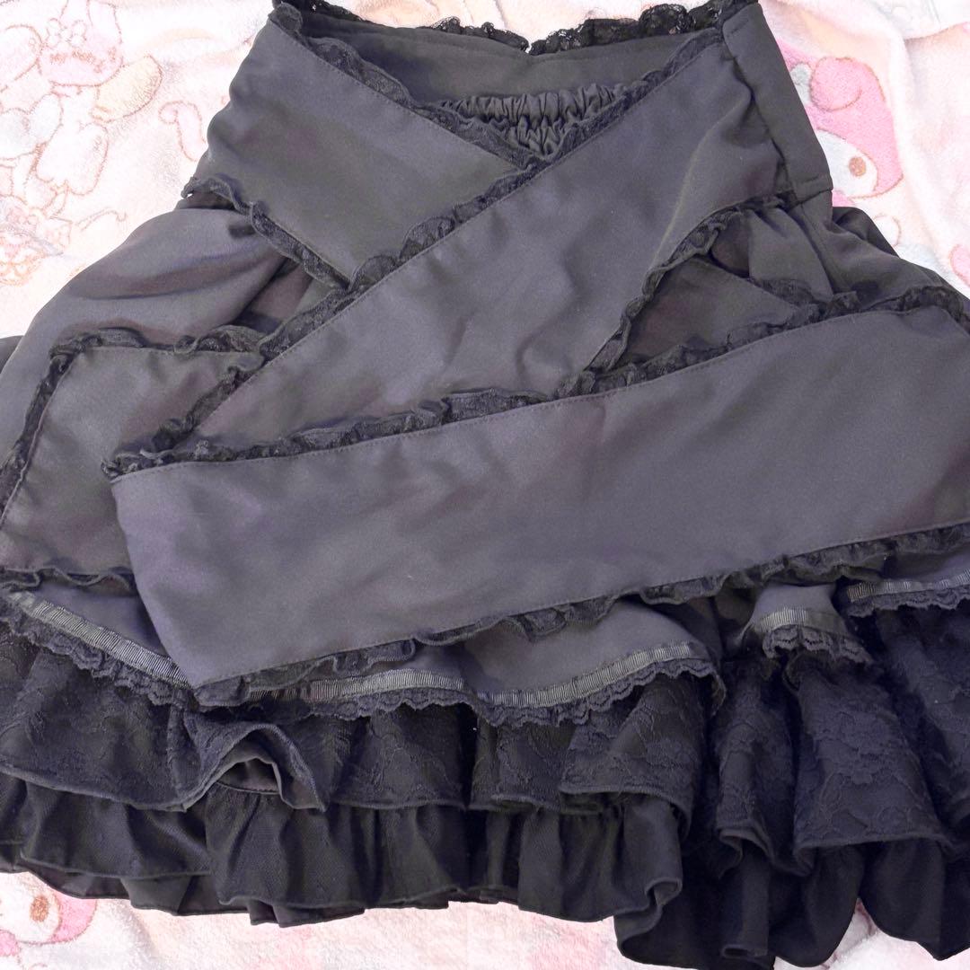 LIZLISA フロントカシュクールスカート リズリサ