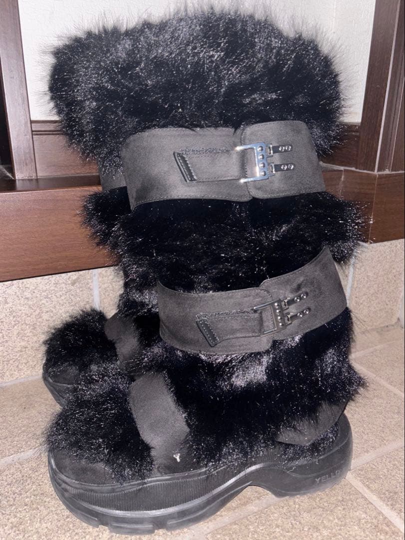 靴 YELLOW NIGHT'S WATCH LONG BOOTS