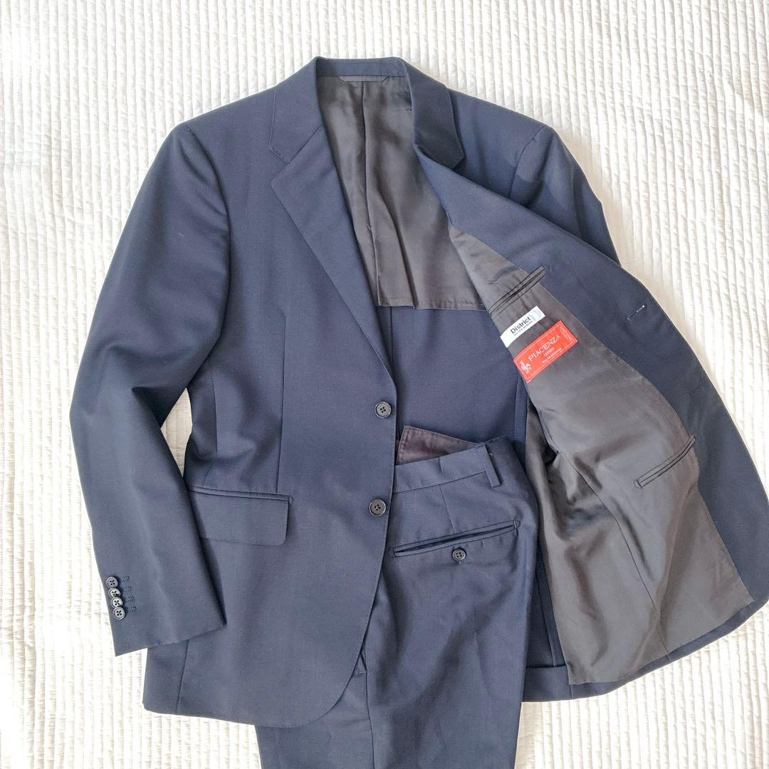 定価11万 District UNITED ARROWS セットアップ ネイビー