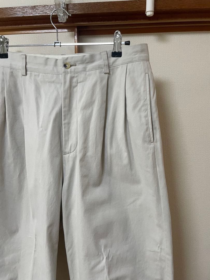 a.presse 22SS chino trousers ベージュ2