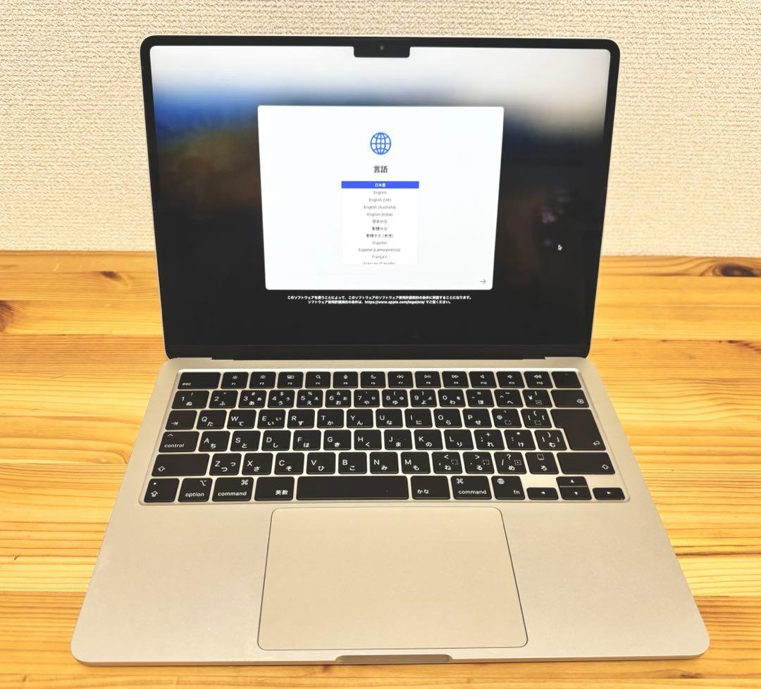MacBook Air M2 16GB 256GB スターライト