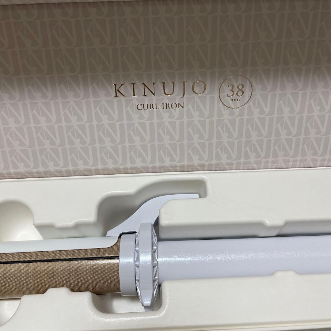 KINUJO 絹女 カールアイロン コテ 38mm EDION購入 保証期間内