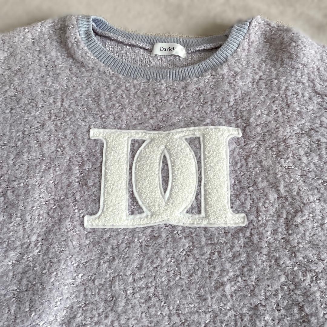 Darich アップリケブークレトップス パープル