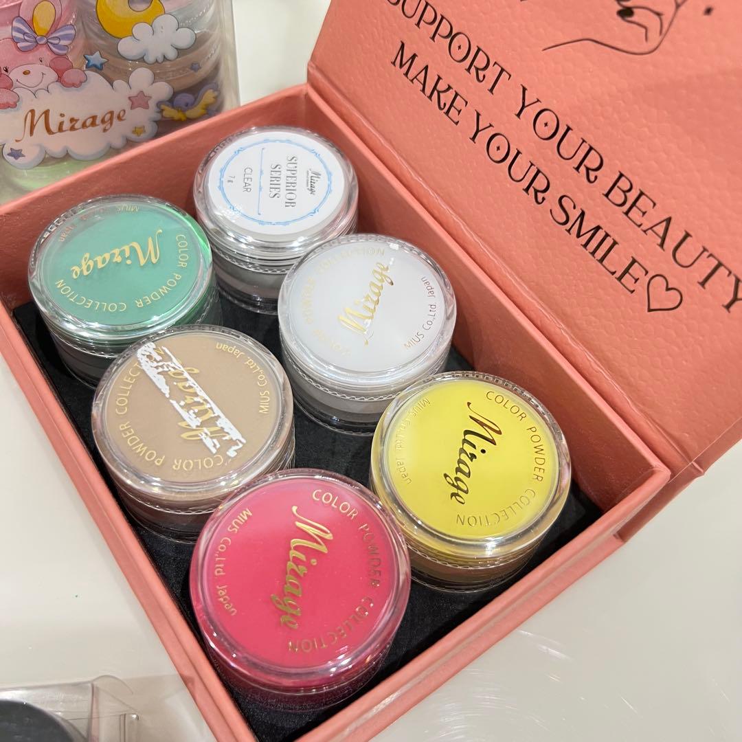 Mirage ミラージュ　ネイルアートパウダーセット 3Dアート