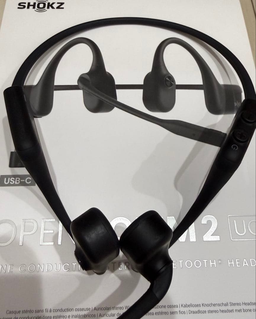 SHOKZ OPENCOMM 2 UC 骨伝導ヘッドセット