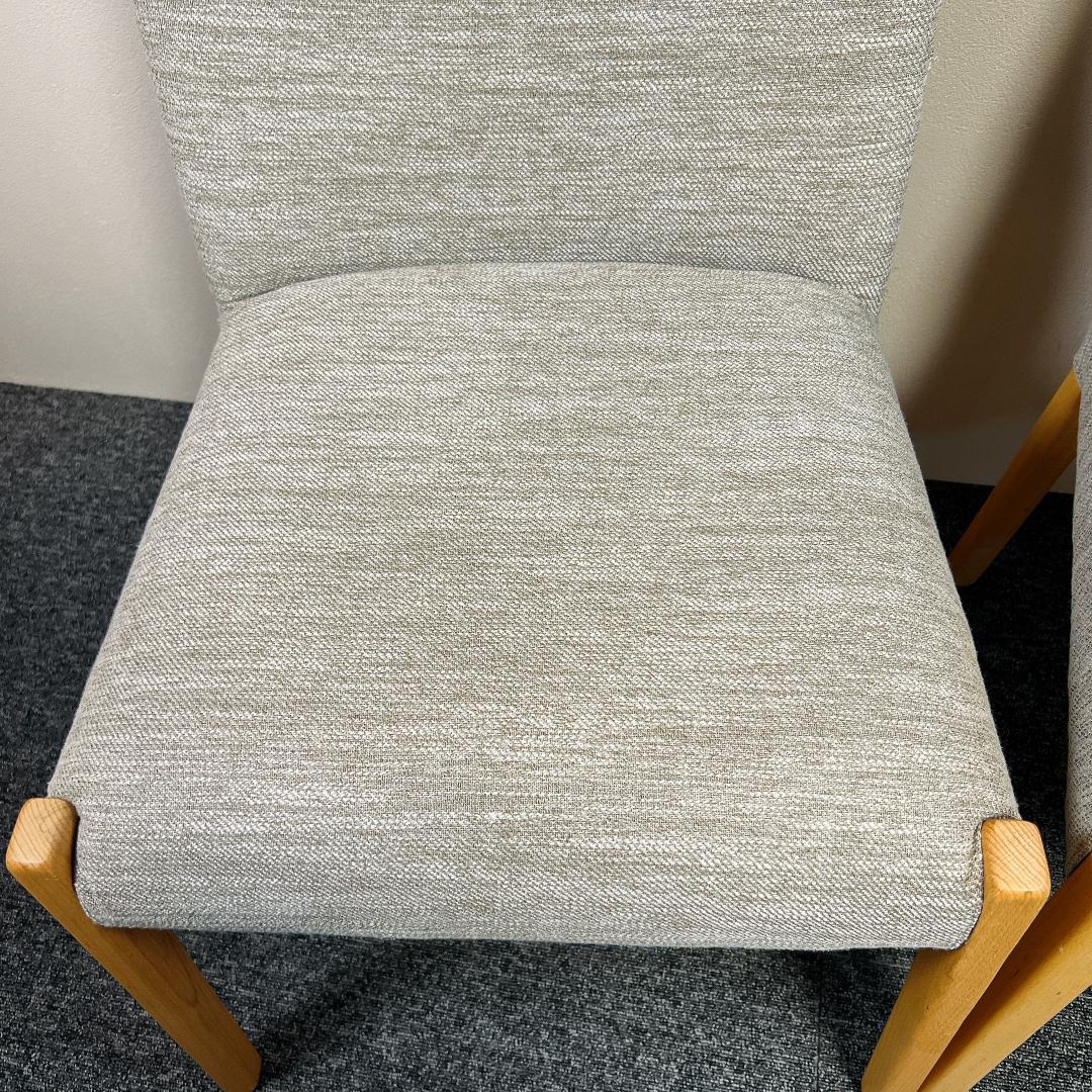 ニトリ Dコタツチェア ダイニングチェア ファブリック　2脚セット　北欧レトロ