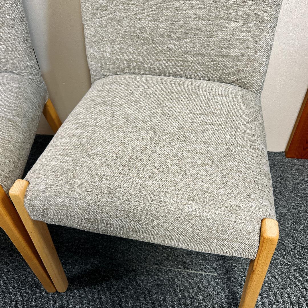 ニトリ Dコタツチェア ダイニングチェア ファブリック　2脚セット　北欧レトロ
