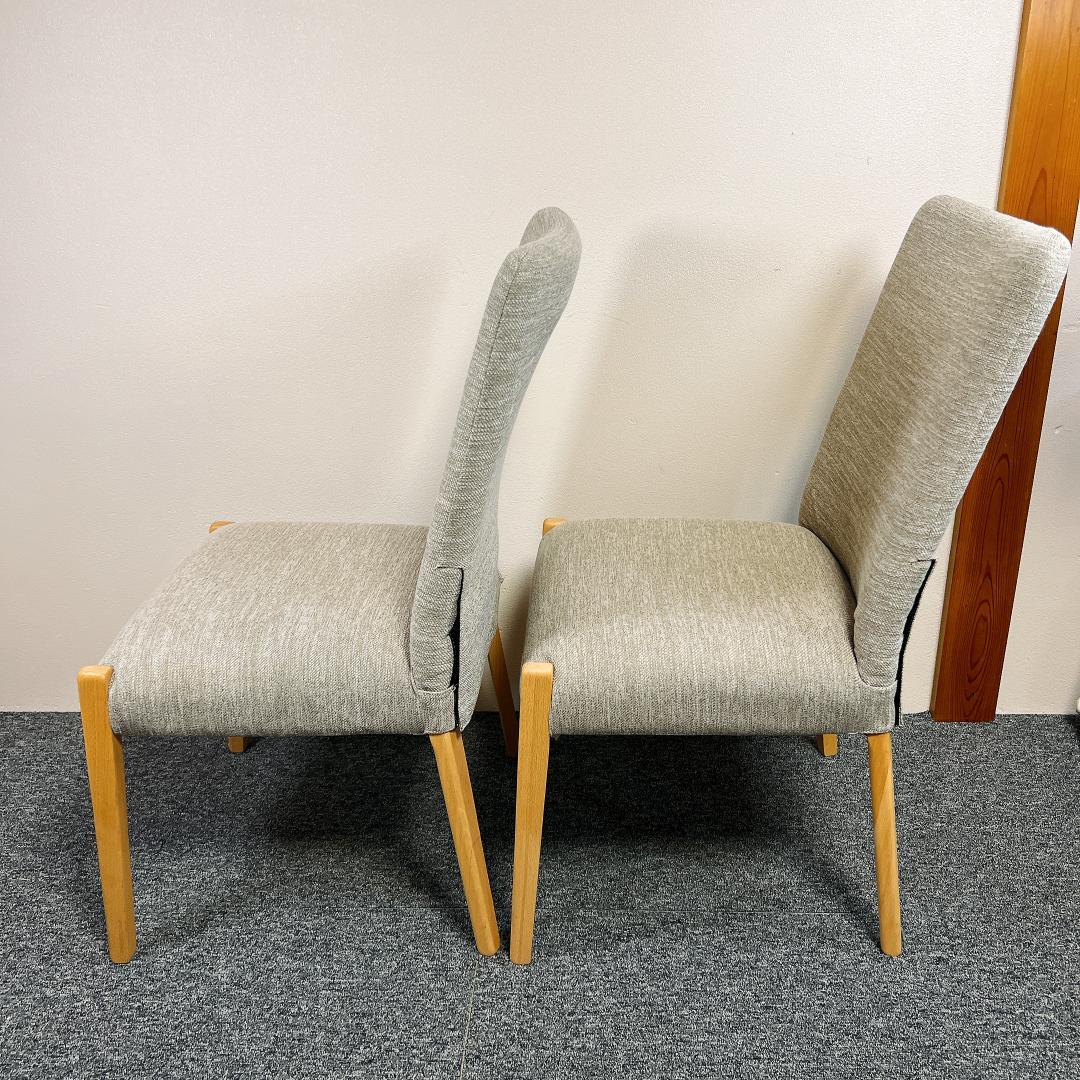 ニトリ Dコタツチェア ダイニングチェア ファブリック　2脚セット　北欧レトロ