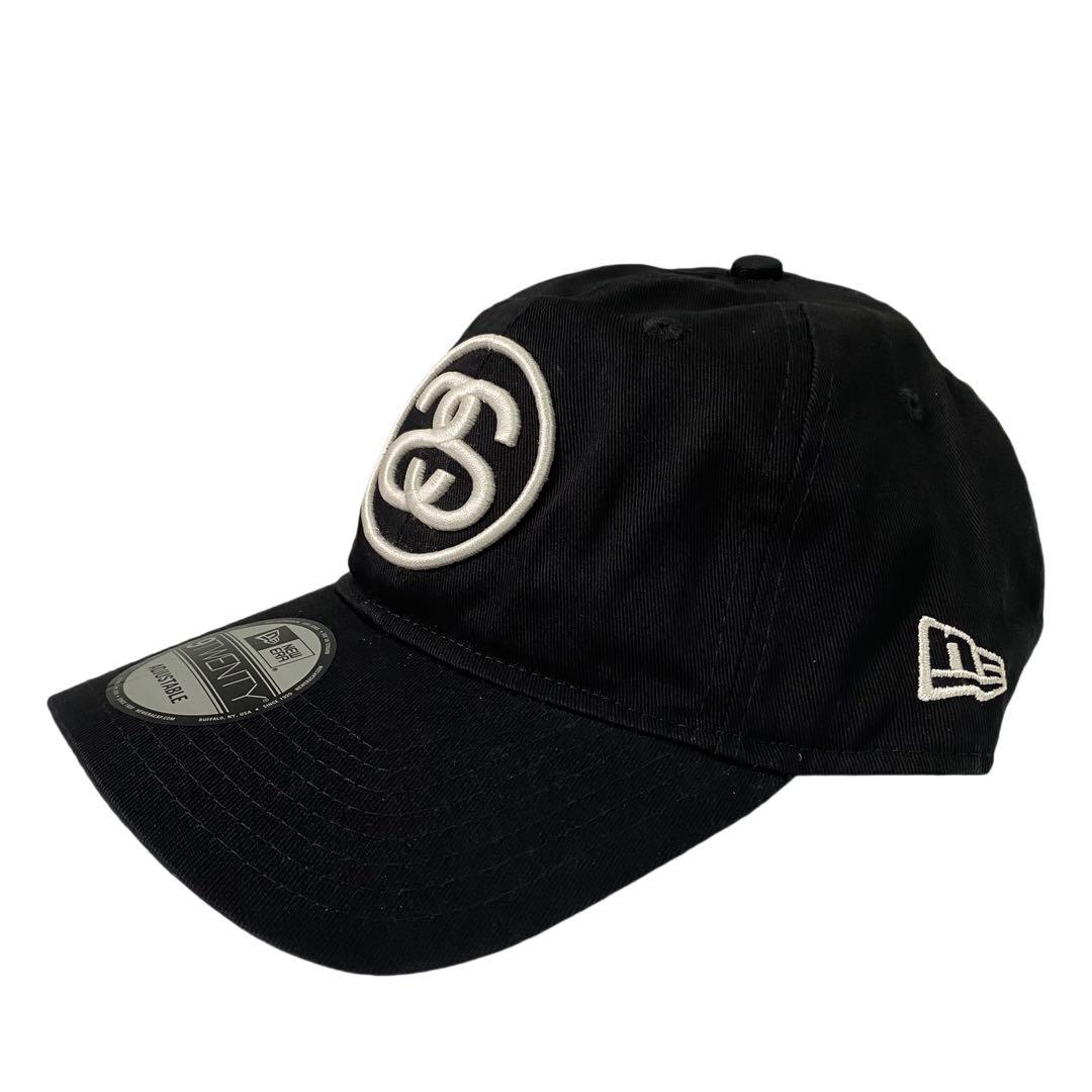 stussy 黒 ベースボールキャップ