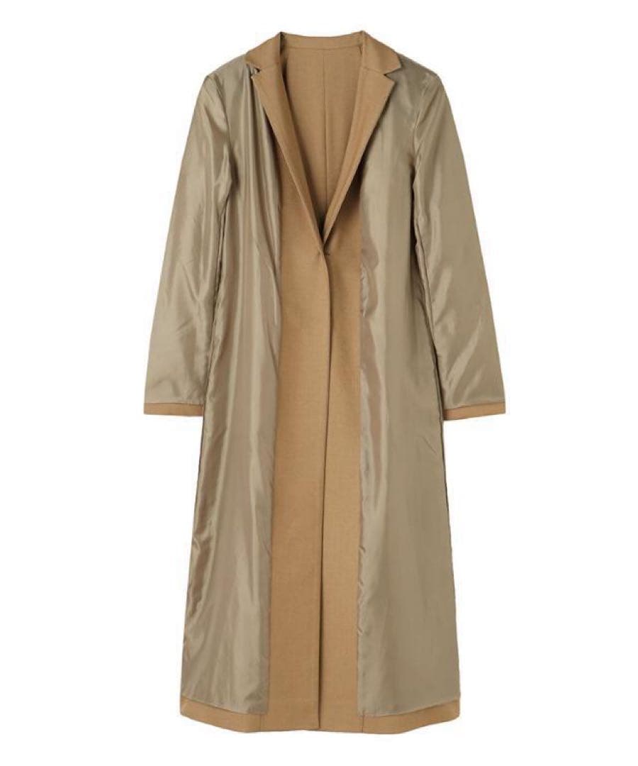 JENNE ジェンヌ　モダンロングジャケット　キャメル　Mサイズ