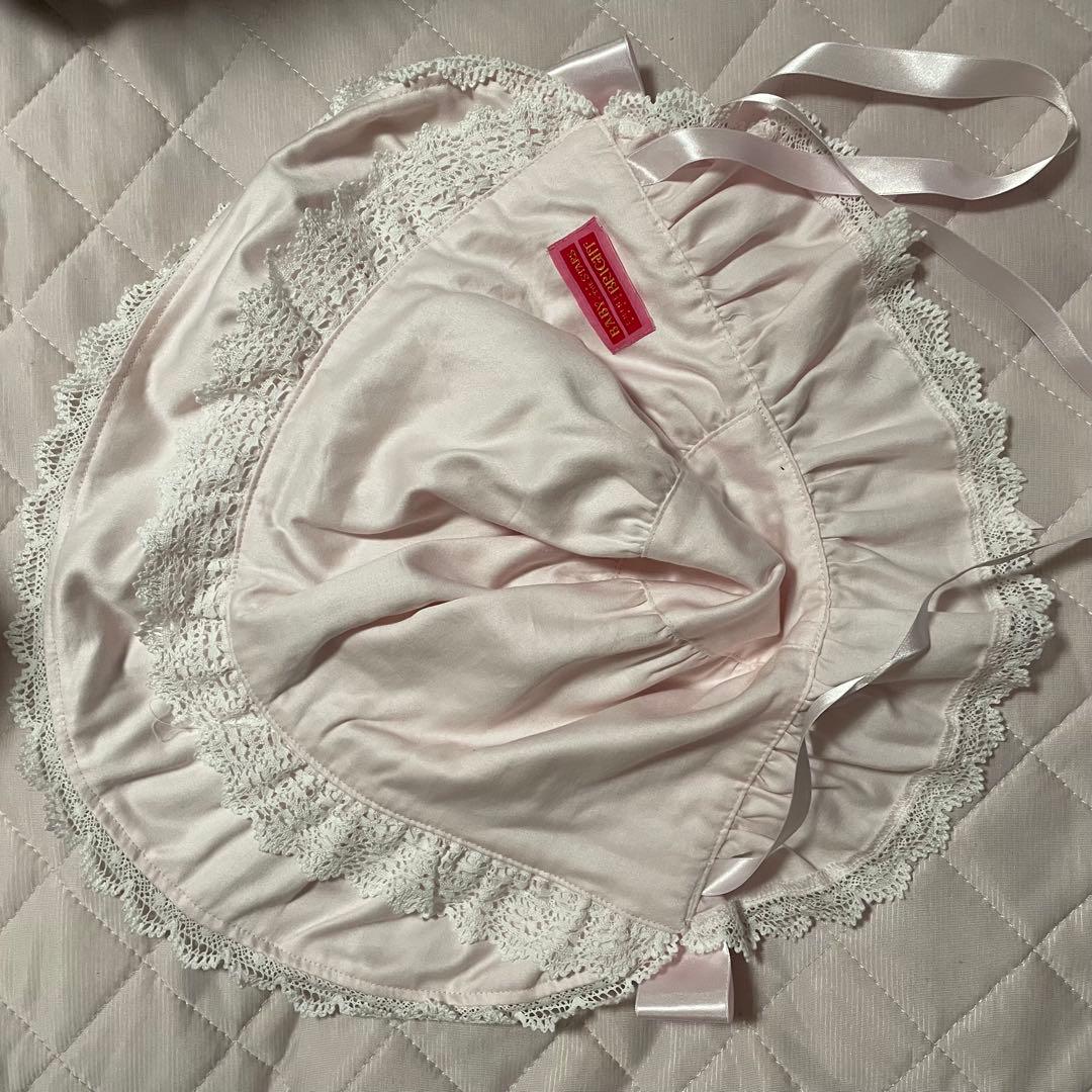 BABY ねこみみボンネット　ピンク