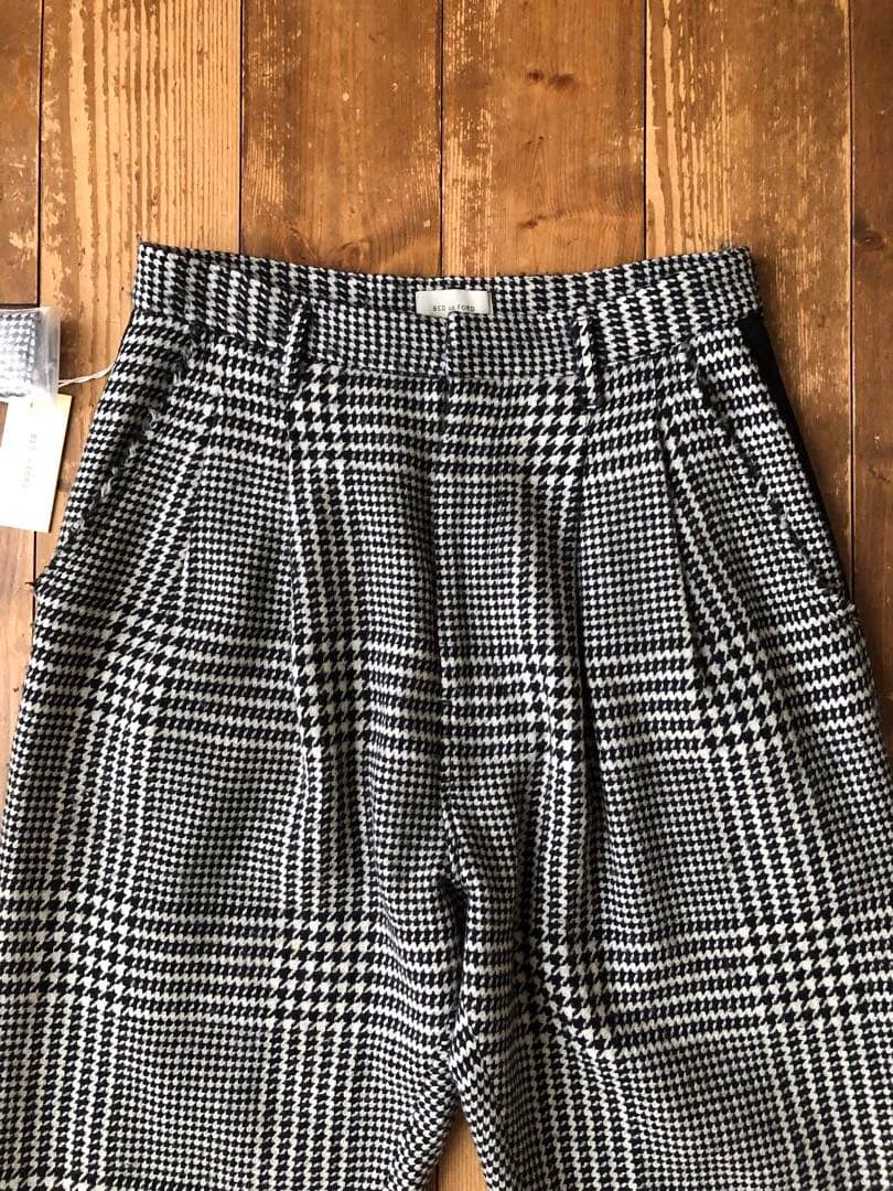 BED J.W. FORD ベッドフォード ウールパンツ 新品未使用 1 千鳥