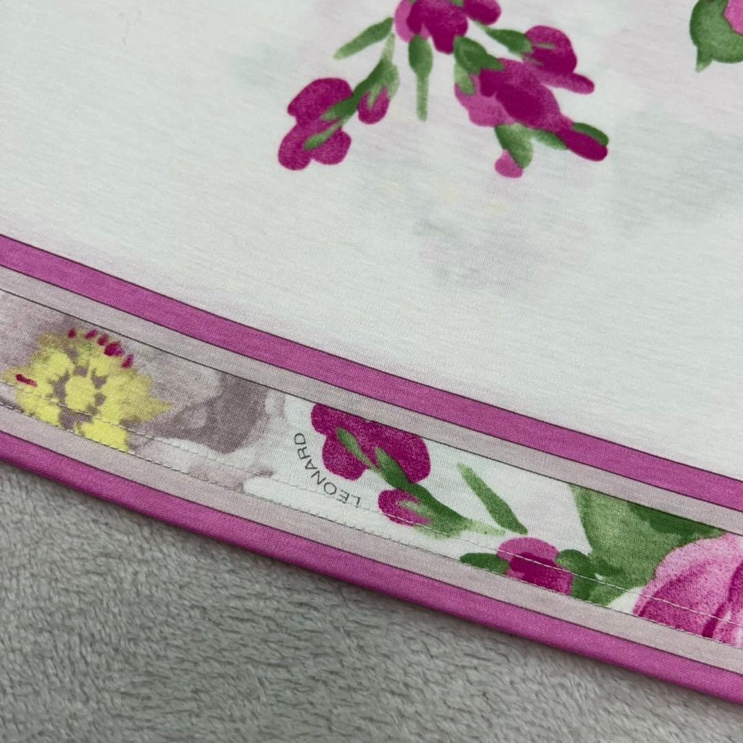 K446 新品未使用 L レオナール タグ付き 花柄 カットソー レディース
