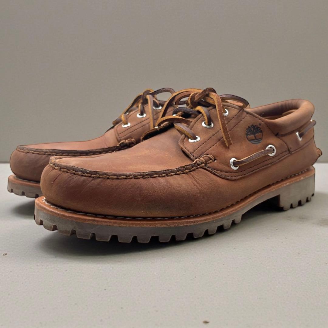 【美品】 ティンバーランド スリーアイ クラシック 27.5cm デッキシューズ