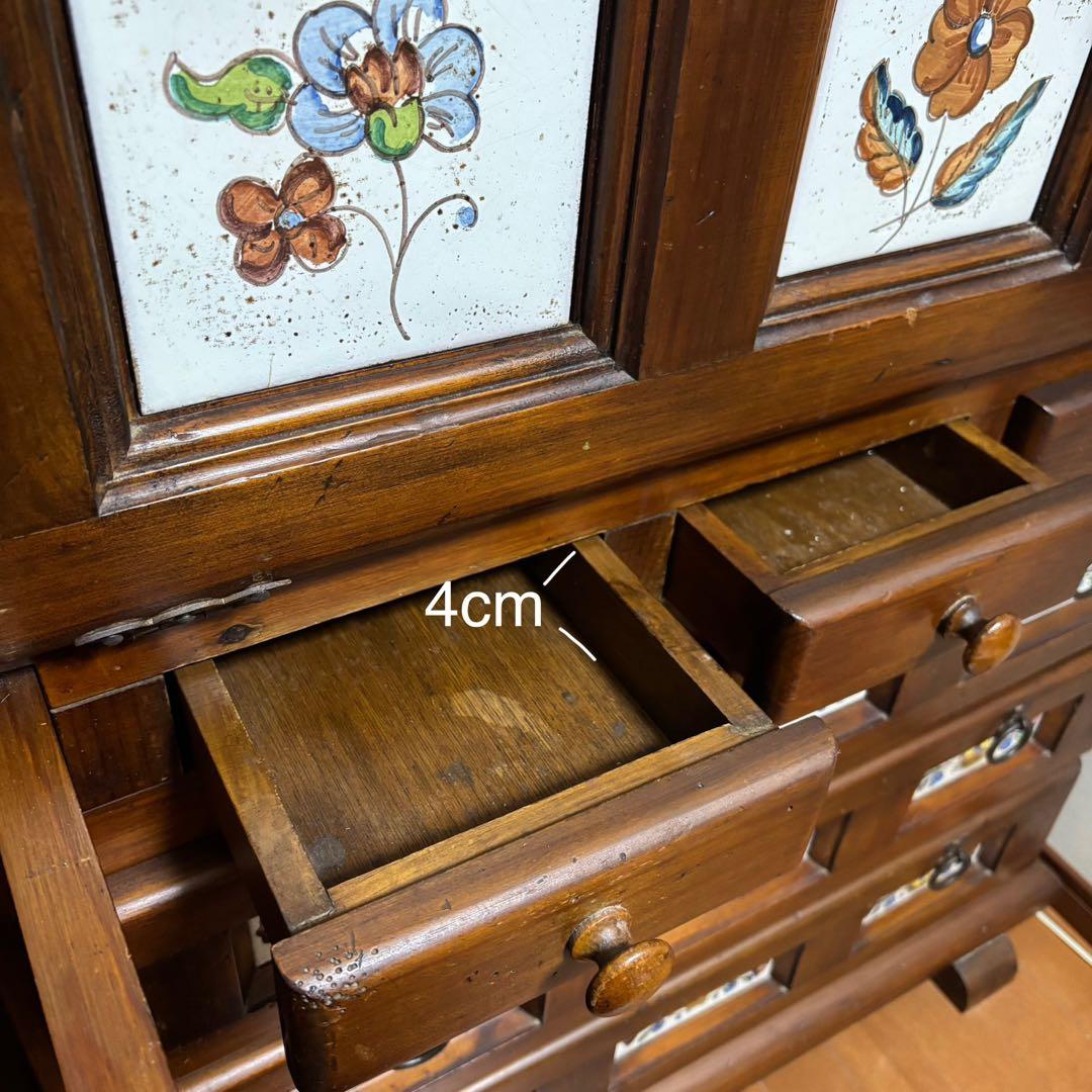 バレンシア ライティングビューロー イタリア製 アンティーク 引き出し 収納