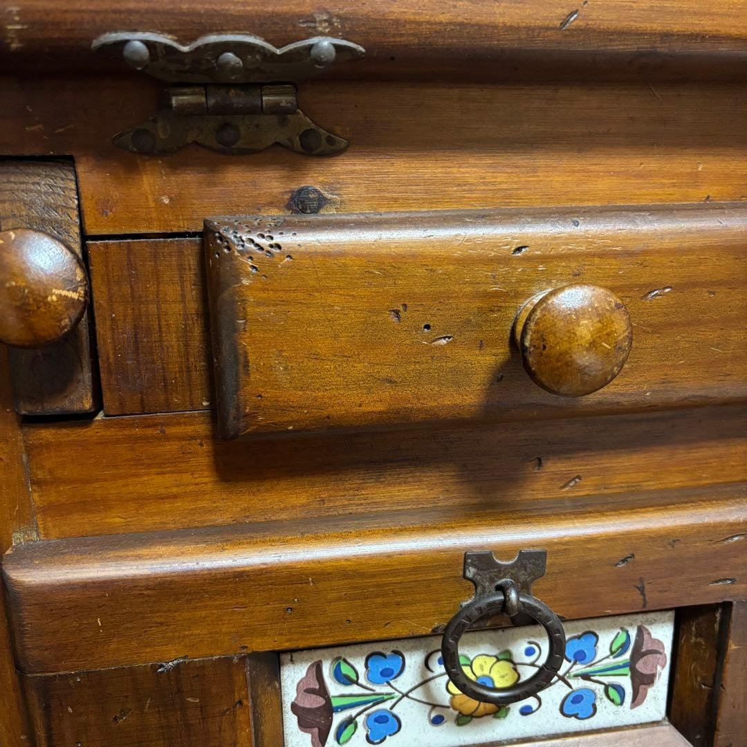 バレンシア ライティングビューロー イタリア製 アンティーク 引き出し 収納