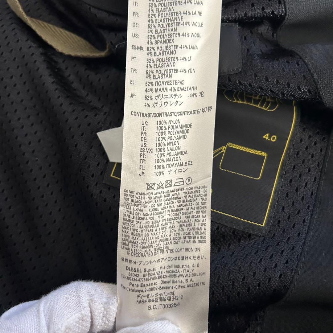美品✨ Y2K ディーゼル 袖切替 ドッキング MA-1 テーラードジャケット