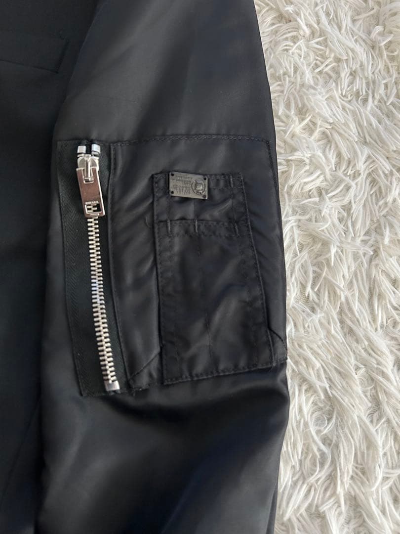 美品✨ Y2K ディーゼル 袖切替 ドッキング MA-1 テーラードジャケット