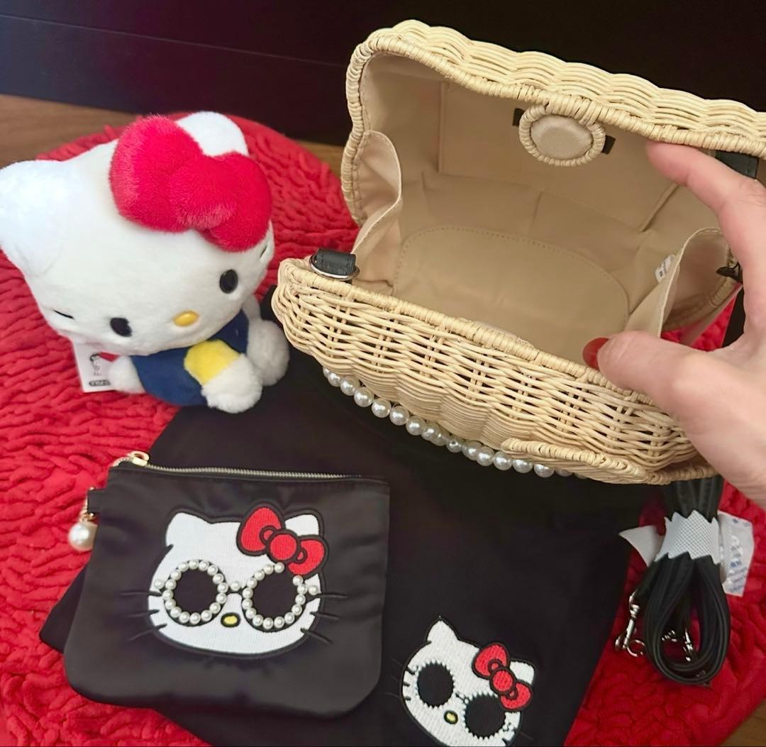 a-jolie×HelloKitty♡大人気！キティちゃんカゴバッグ/アジョリー