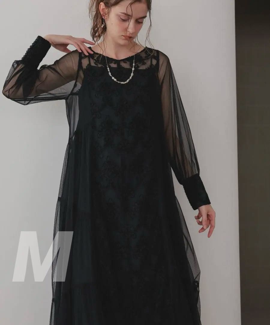 ★新品★ドリードール　モールレースサイドティアードドレス　結婚式　パーティー