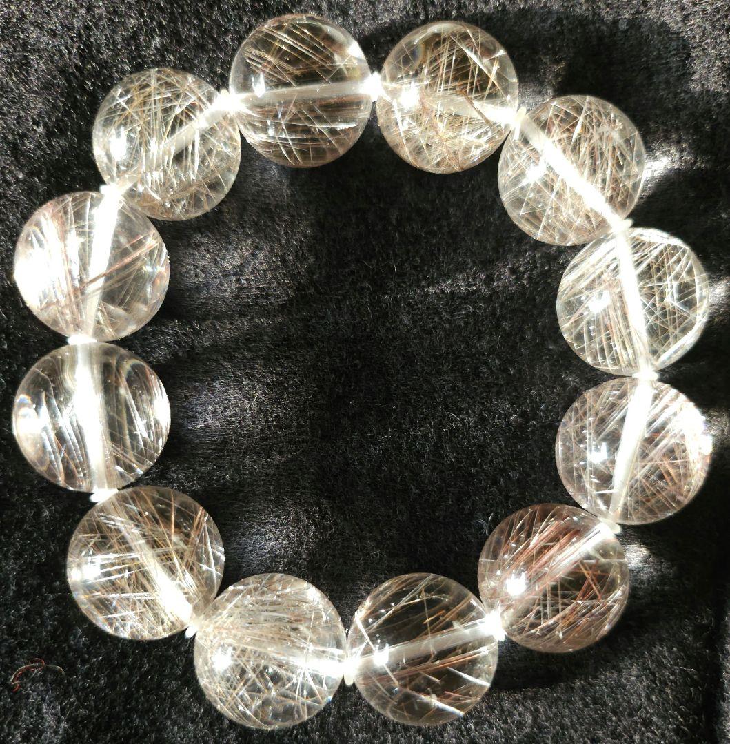 シルバールチルクォーツ ブレスレット 19mm