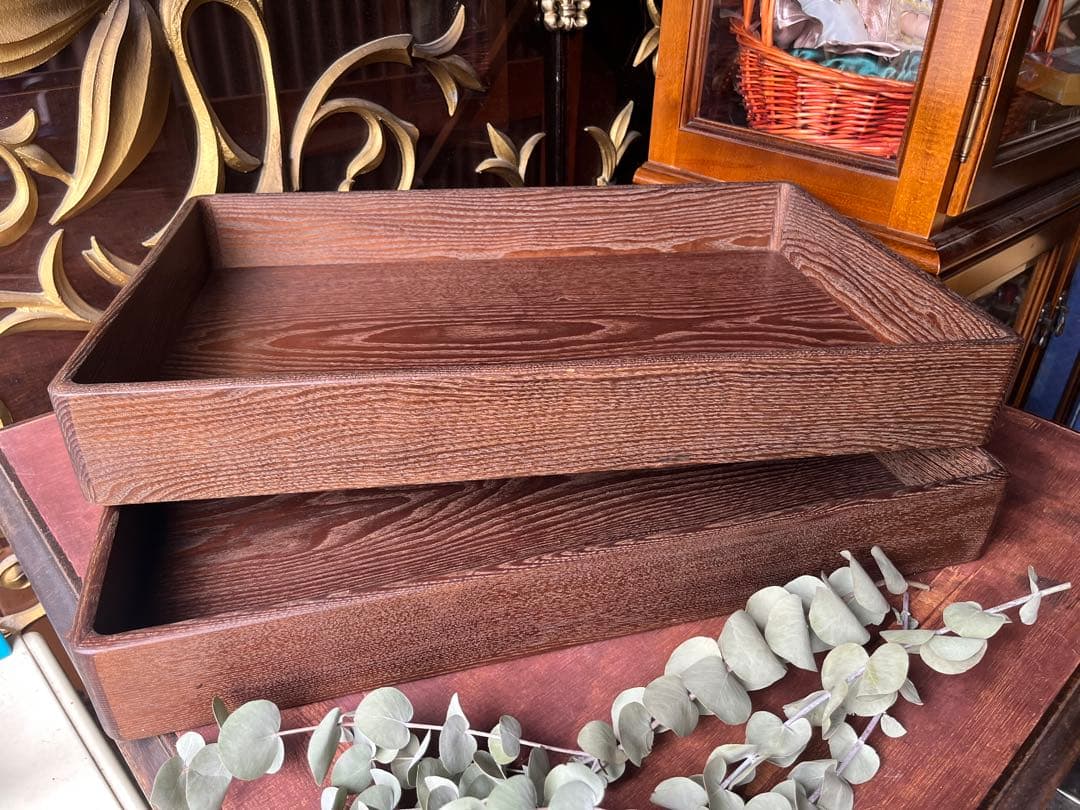 乱箱 欅 乱れ箱 衣裳盆 衣装盆 浴衣入れ 昭和レトロ