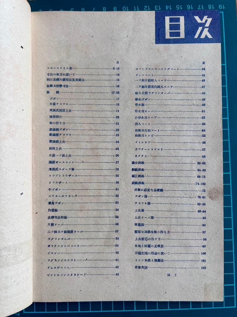 洋服全書 Fashion and Cutting 千田鋼三 昭和22年発行初版