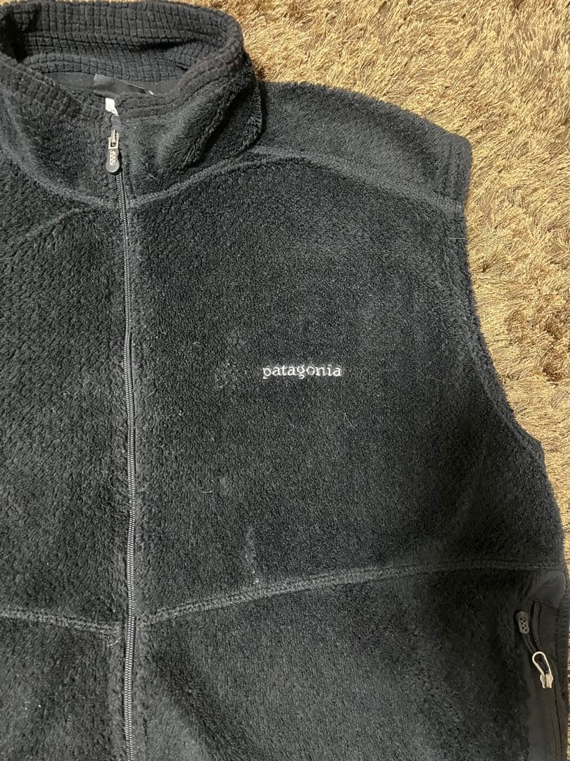 00s Patagonia レギュレーター R2 フリースベスト　ブラック　XL